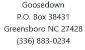 Goosedown Web Development's address